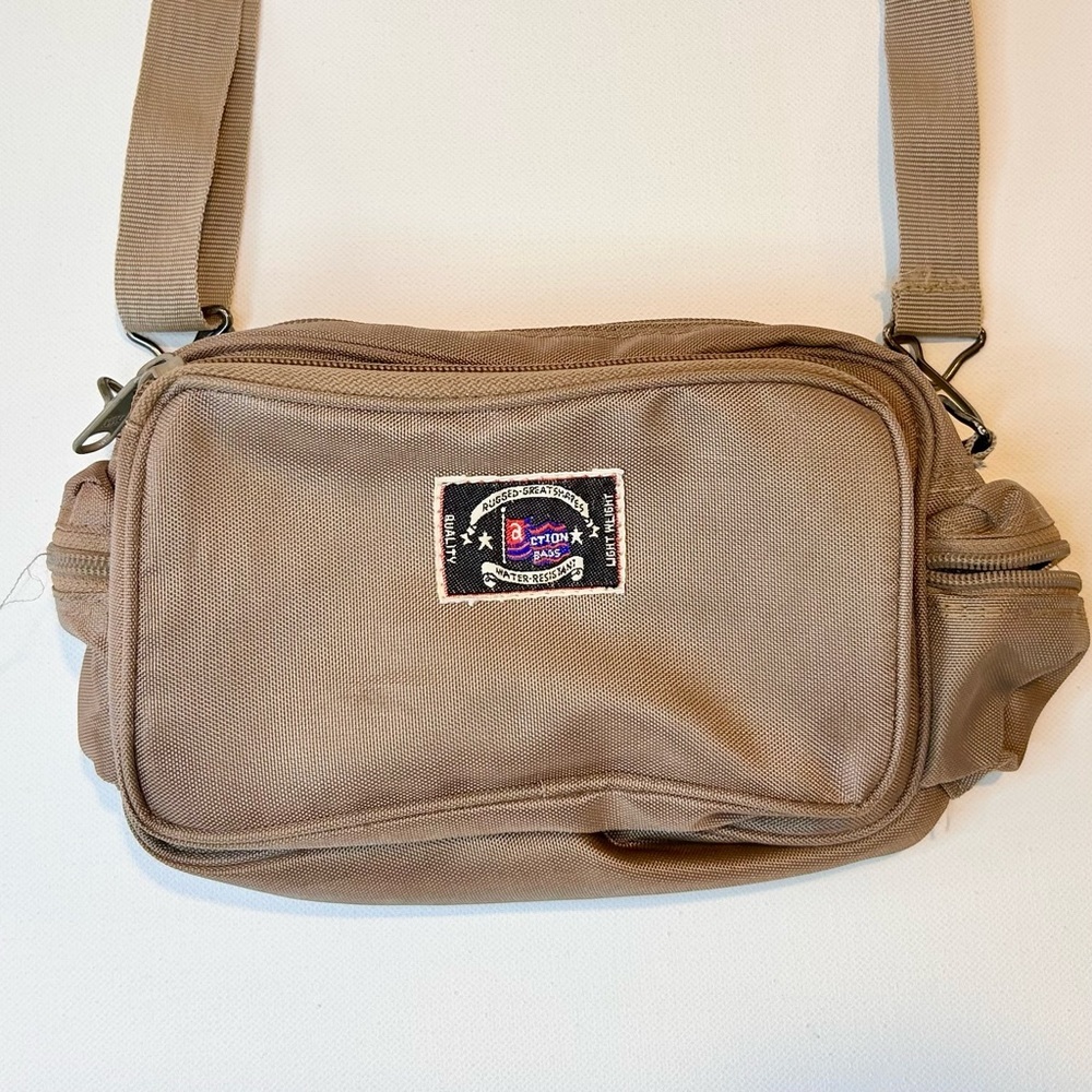 Vintage Retro Action Bags Tan Hiking Water Resistant